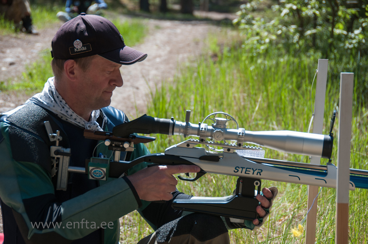 Kaidu Jalakas, Steyr LG 110 Field Target, March-X Tactical 8-80x56